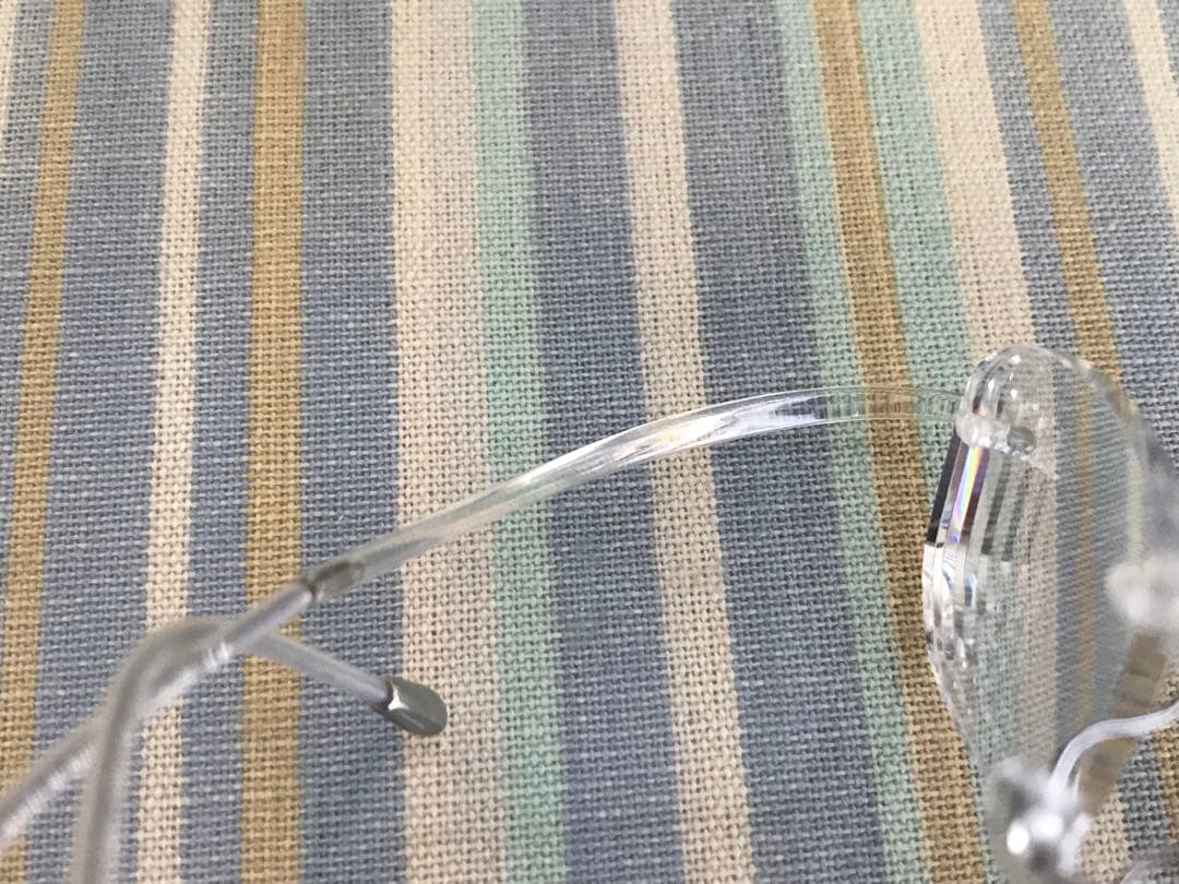 【美品最後】シルエットメガネ(silhouette メガネ)眼鏡、めがね　クリア