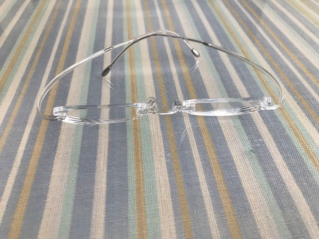 【美品最後】シルエットメガネ(silhouette メガネ)眼鏡、めがね　クリア