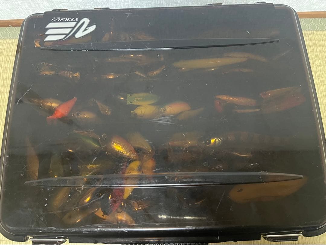 つ*。様 バス釣り引退セット　タックルボックス付き