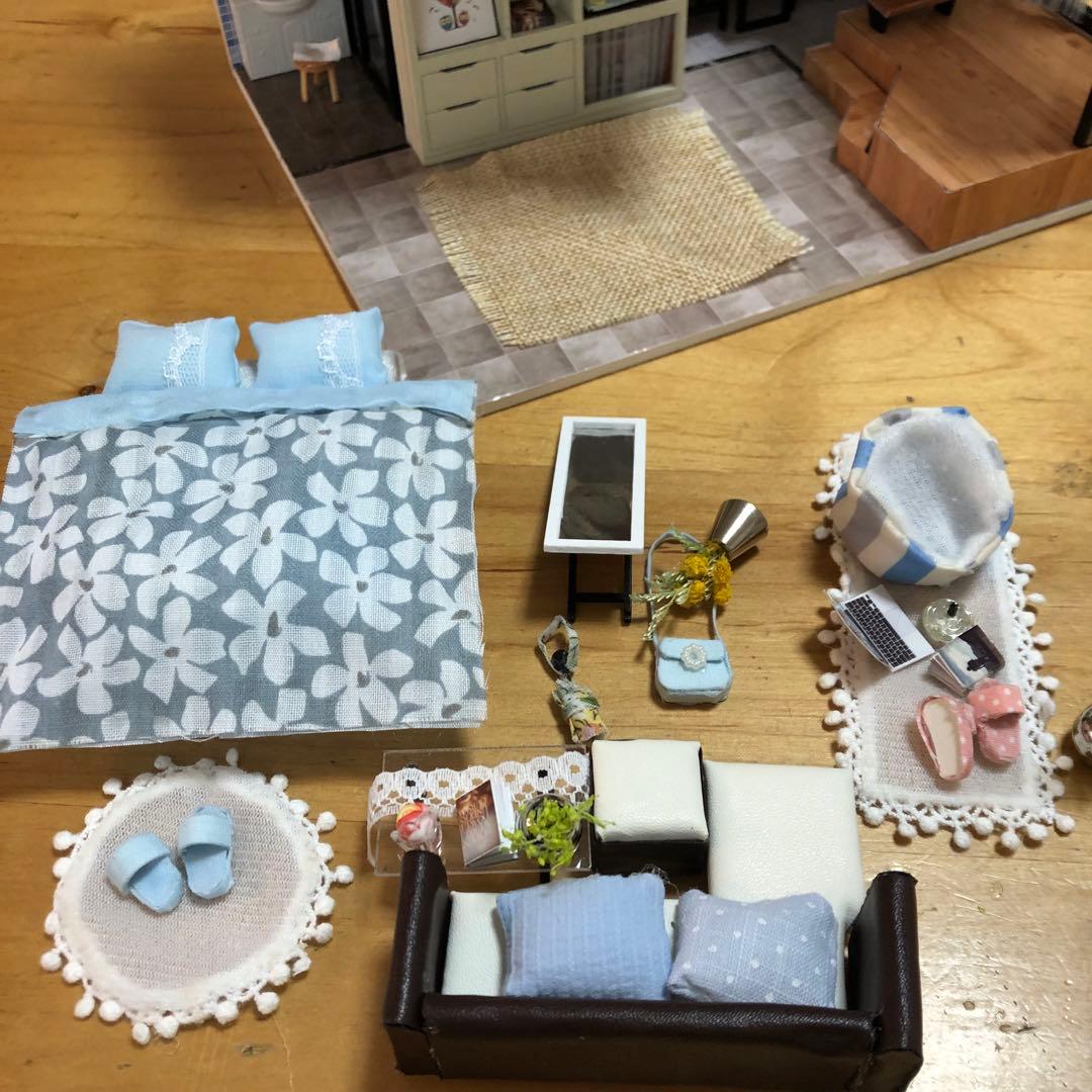 ミニチュアドールハウス　完成品　北欧風ハウス❤︎