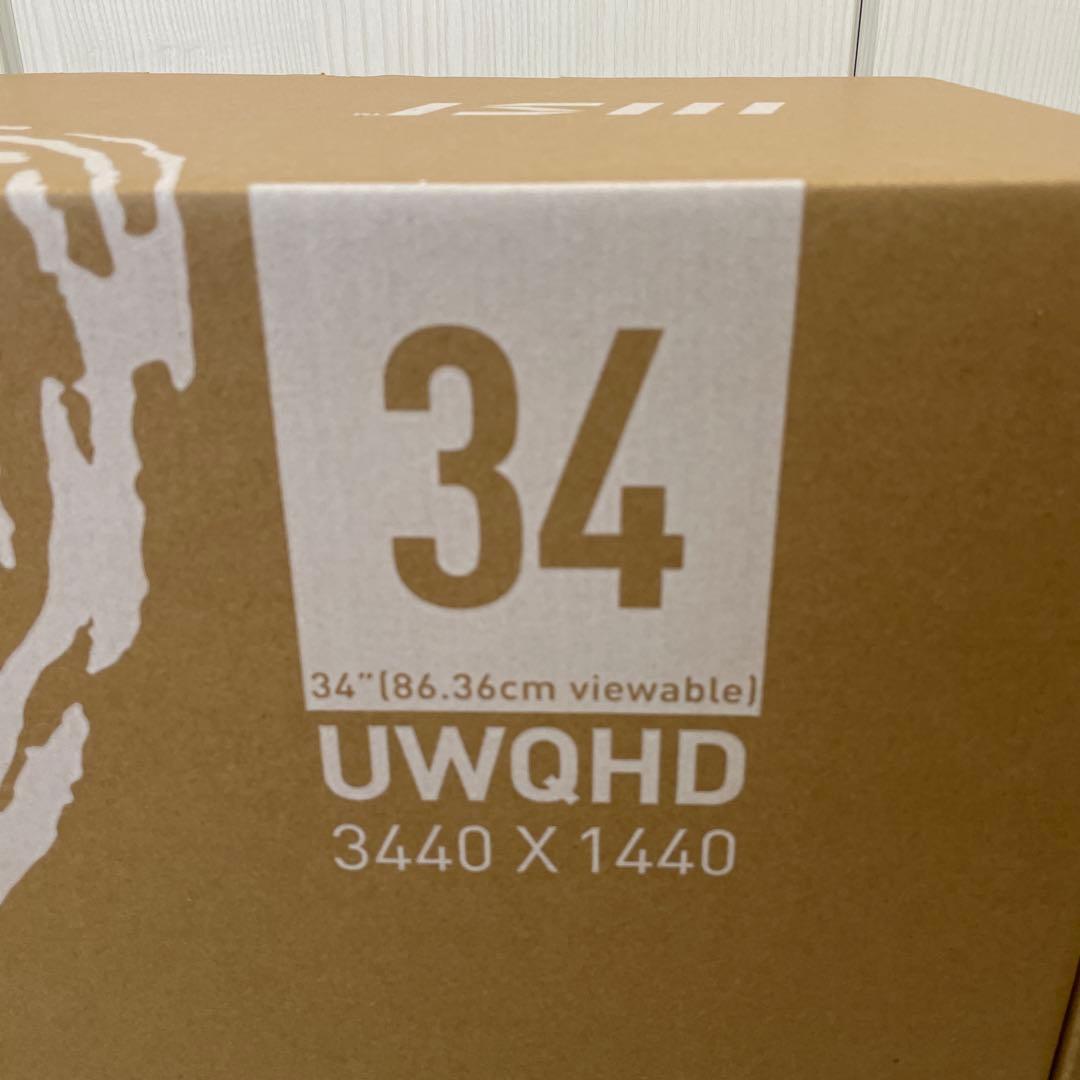 極美品! MSI 34型 Modernホワイト MODERN-MD342CQPW