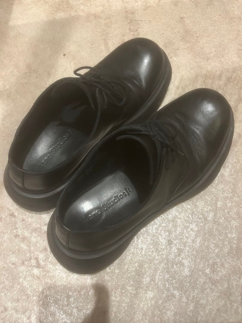 ACNE STUDIOS レザー レースアップダービーシューズ　サイズ42