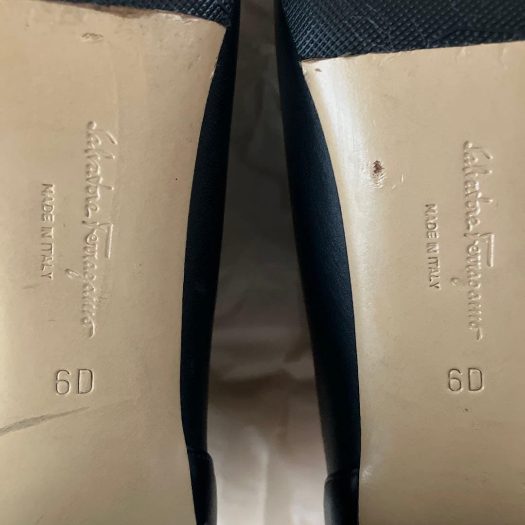 フェラガモ ヴァラチェーン　ショートブーツ　6D