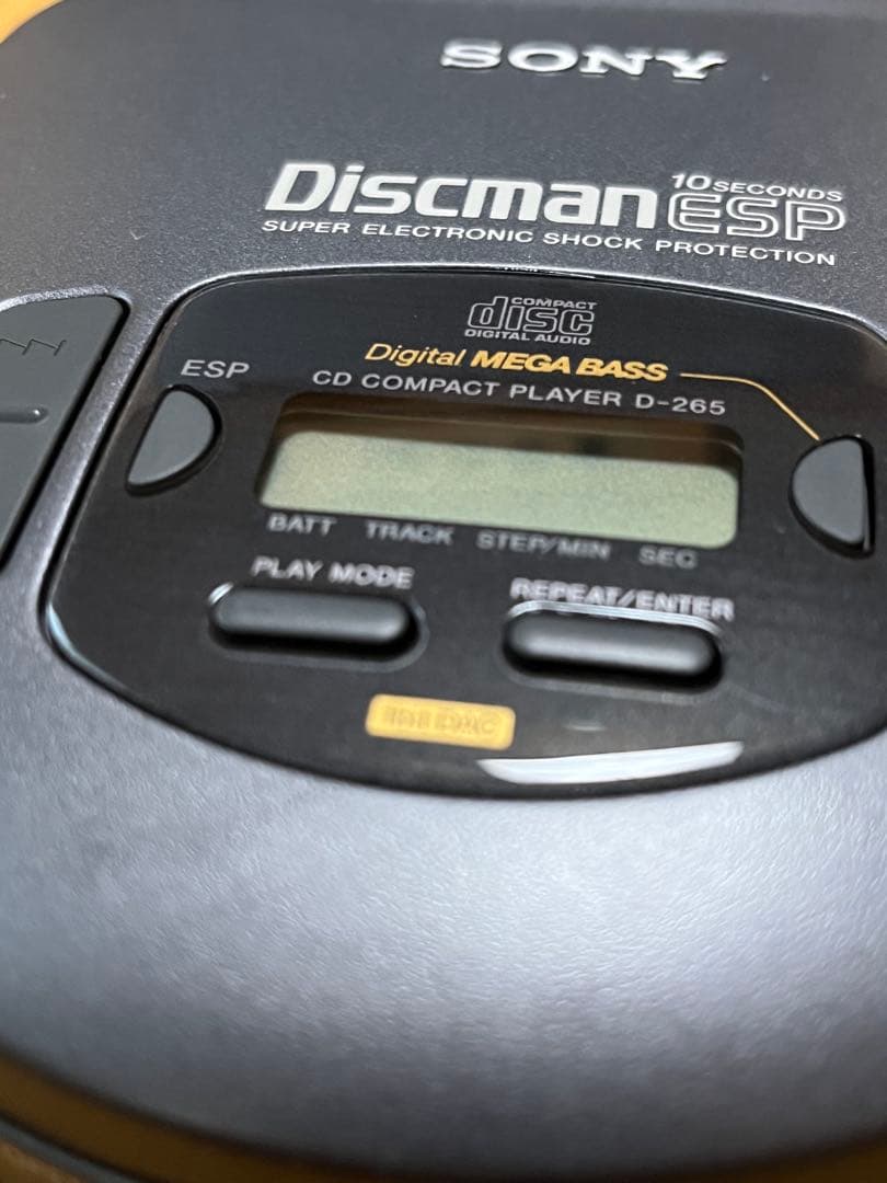 SONY Discman ESP D-265 CDプレーヤー　新品未使用