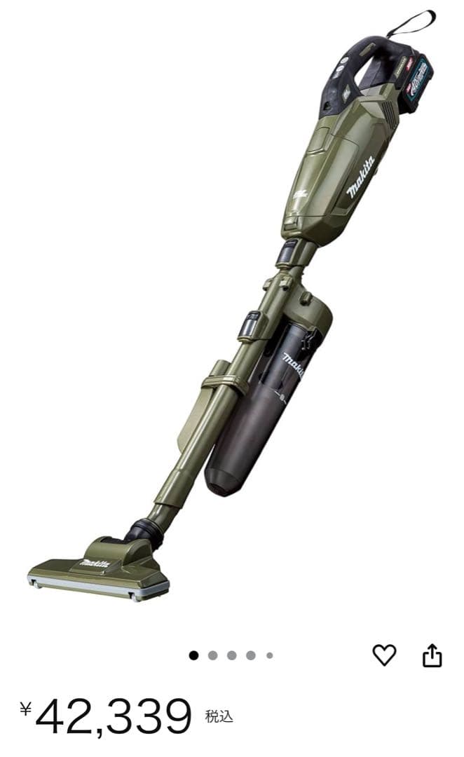 マキタ 40V スティッククリーナー CLO02GRDCO