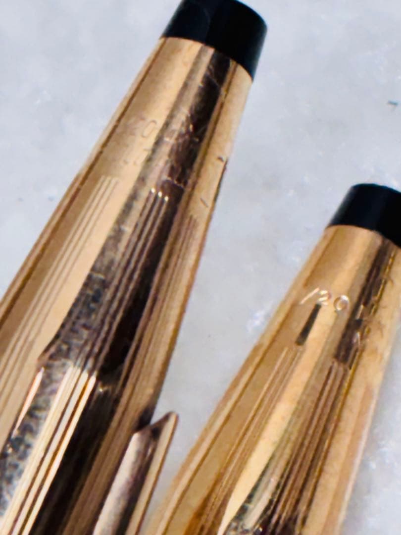 ビンテージ CROSS クロス 万年筆 金張り シャーペン ボールペン 9本