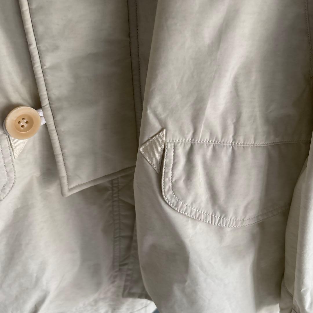 Sacai アイボリー モッズコート キルティング襟　みっちゃん