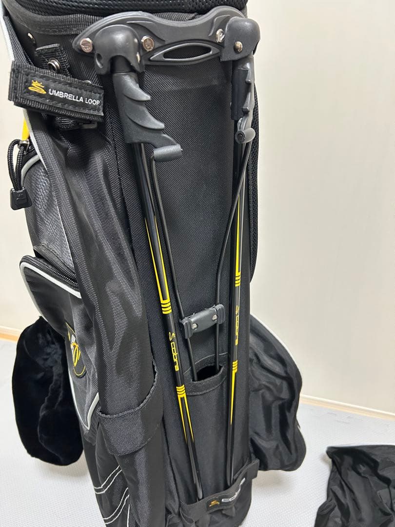 美品 コブラ キャディバッグ スタンド