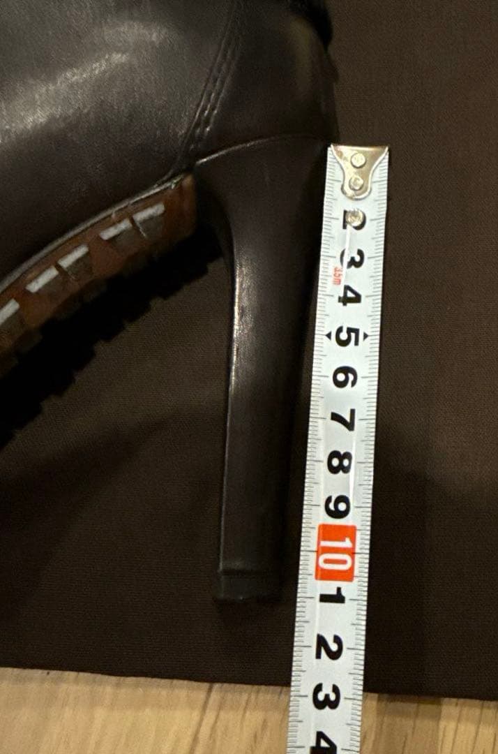 GUCCI レディース　ショートブーツ　レザー&ニット　ブラック　36.5