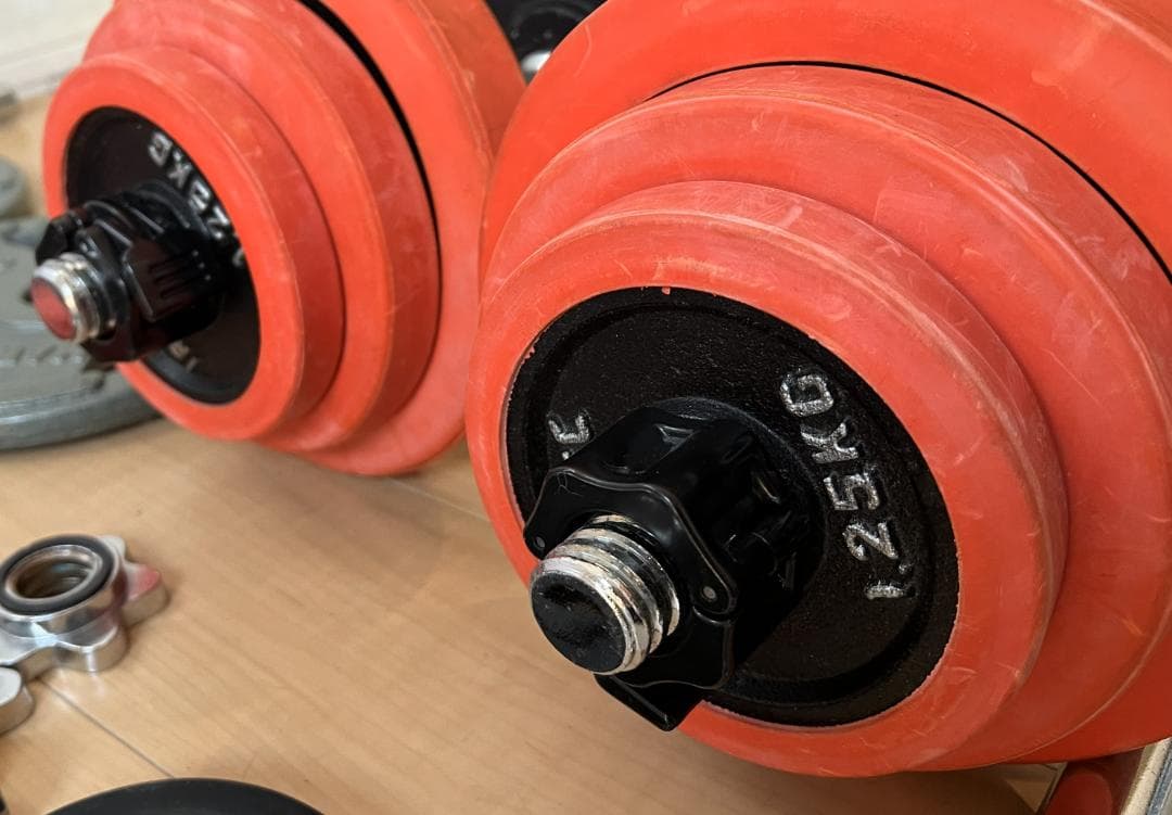 【これだけでホームジム完成】総重量166kg ＋ インクラインベンチ（引取限定）