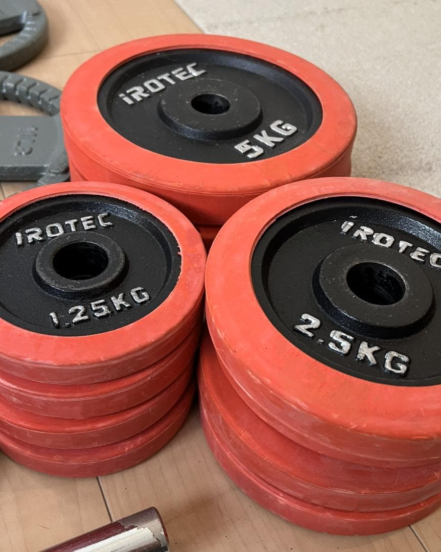 【これだけでホームジム完成】総重量166kg ＋ インクラインベンチ（引取限定）