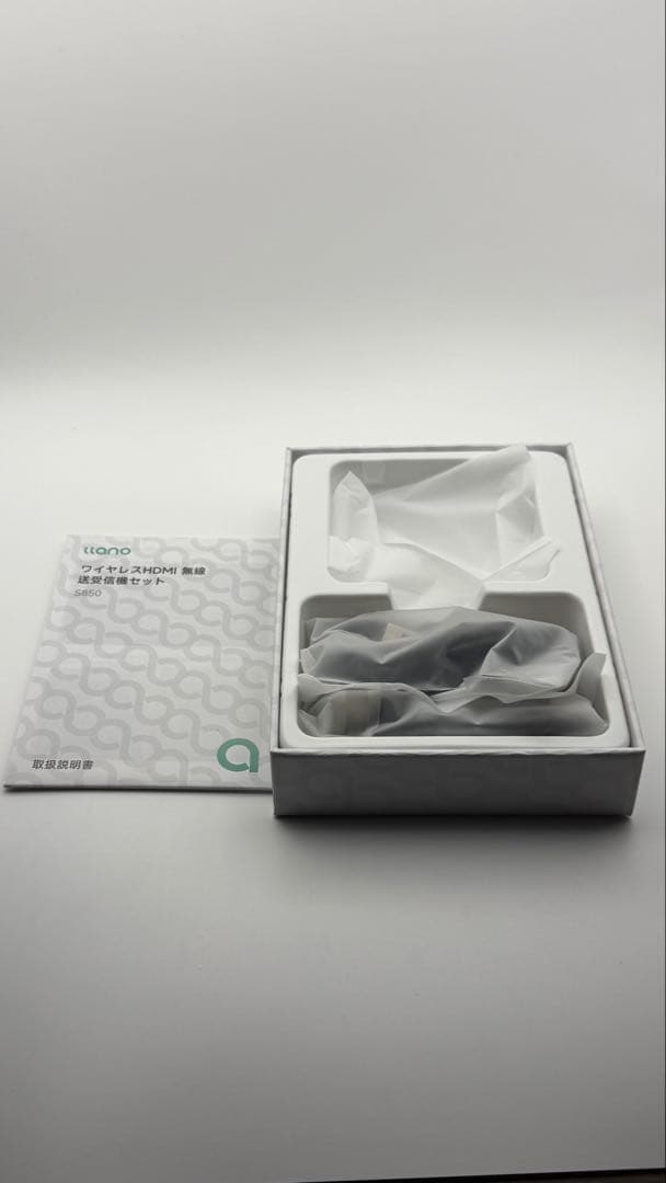 【美品】ワイヤレスHDMI送受信機セット グレー 【llano】