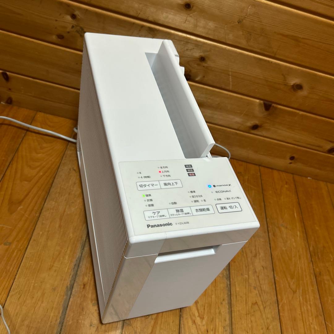 【美品】2024年製Panasonic F-YZXJ60B-W衣類乾燥機ホワイト