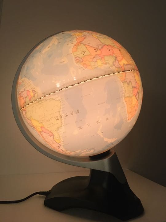 絶版！ レイメイ藤井 ブランド　地球儀 (２段階ライト調光・自動回転)