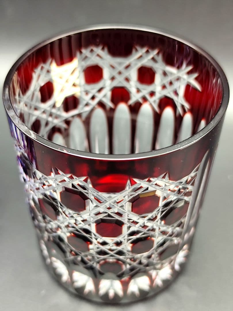 定価30800円☆未使用美品☆江戸切子 ペアロックグラス