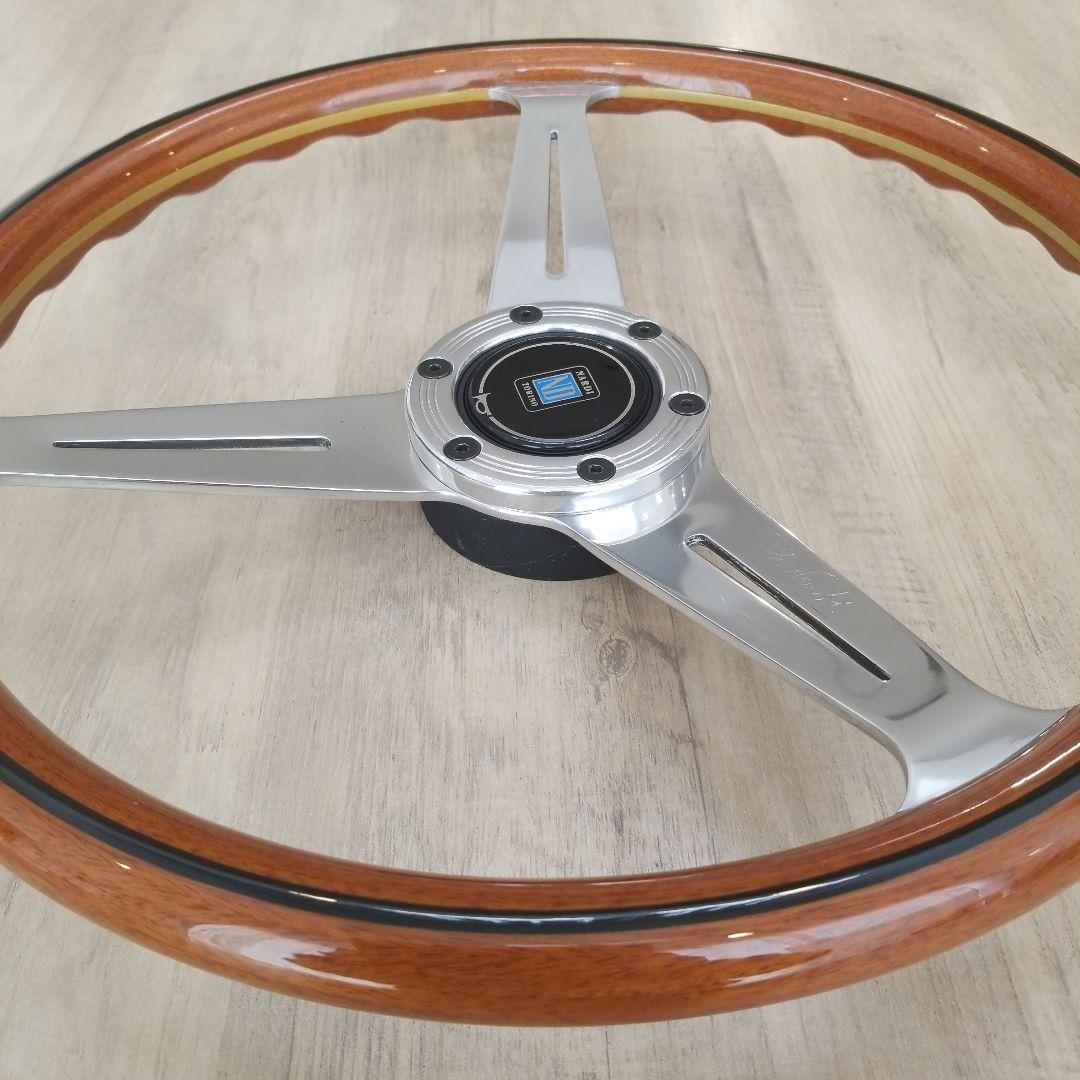 NARDI☆ナルディクラシックVITEウッドステアリングポリッシュスポーク37Φ