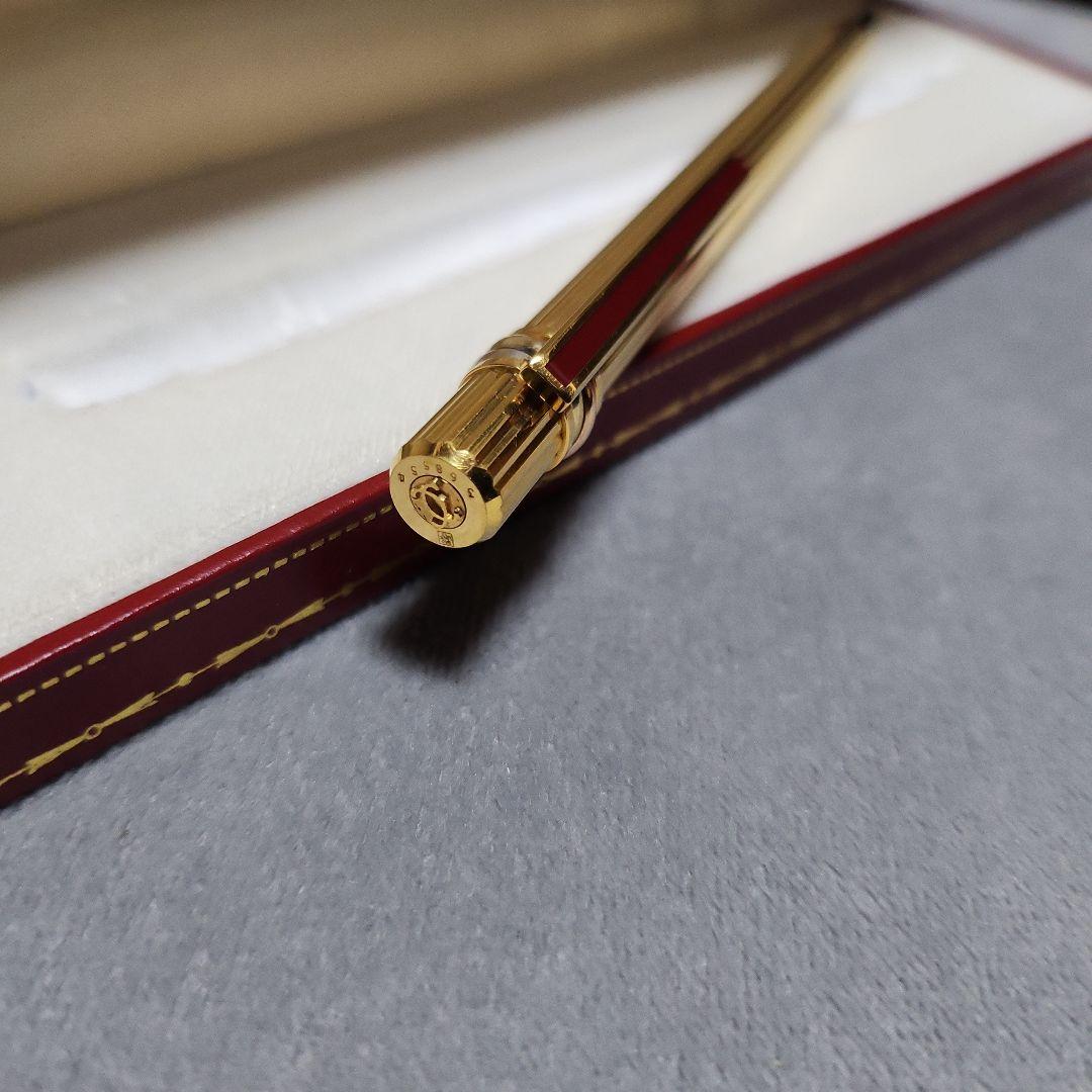 カルティエ　ボールペン　ゴールド