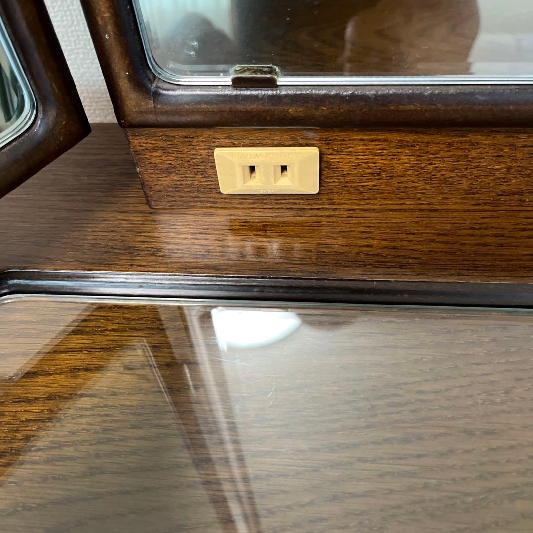 【サイ】下部引き出し部分B木製化粧台、引き出し、収納椅子付き