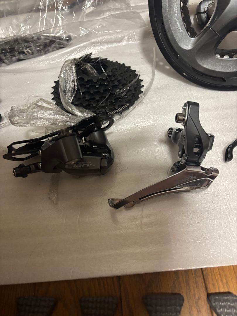 購入予定者あり 新車外し　フラットバー用クラリスコンポセットr2000