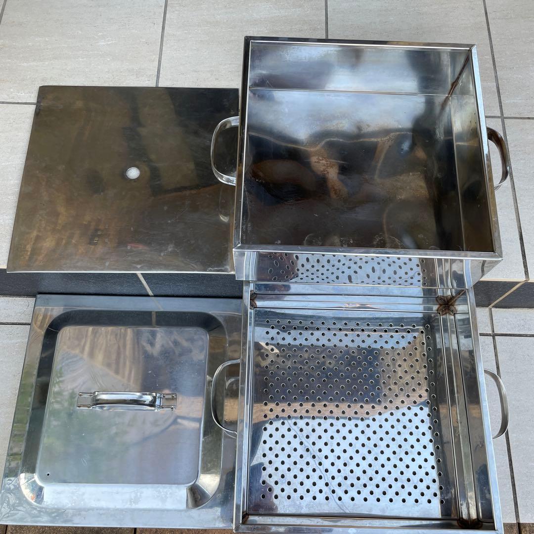 ステンレス製 蒸し器セット 手作りです。