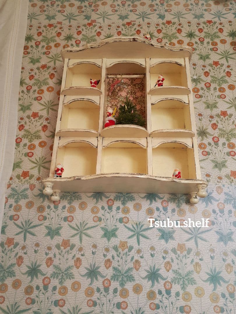 アンティーク・ヴィンテージ調　シャビー　ウォールシェルフ