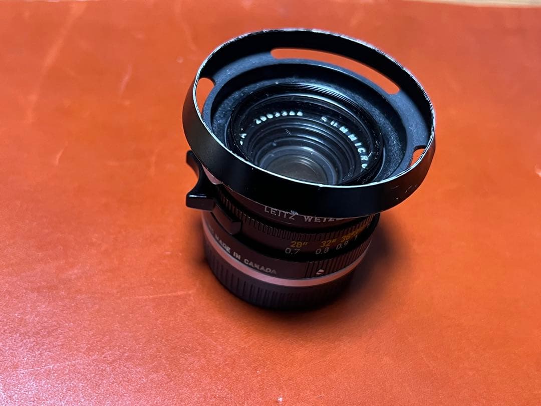 ライカズミクロン35mm 2F フード付第2世代6枚玉