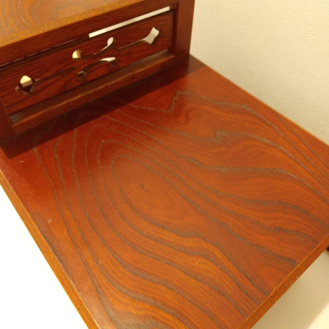 昭和レトロ カリモク 木製 キャスター付き