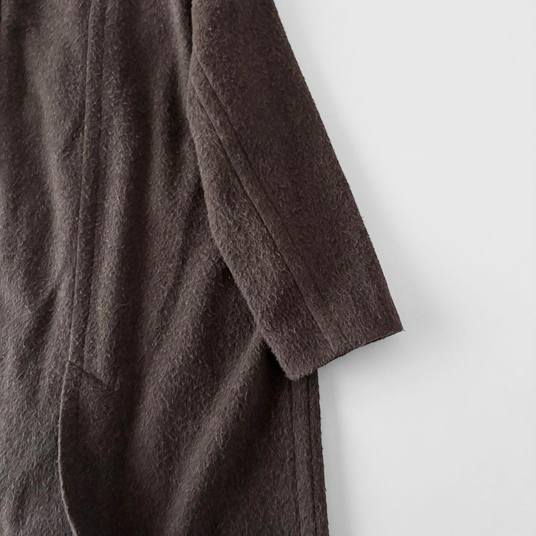 定価64,900円　デミルクスビームス　ナッピングウール　ダブルブレストコート