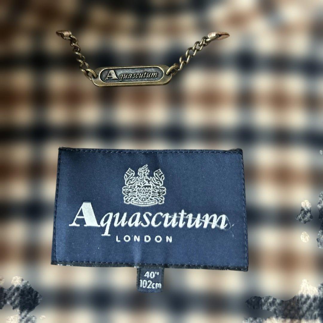 アクアスキュータム　メンズ　ダッフルコート