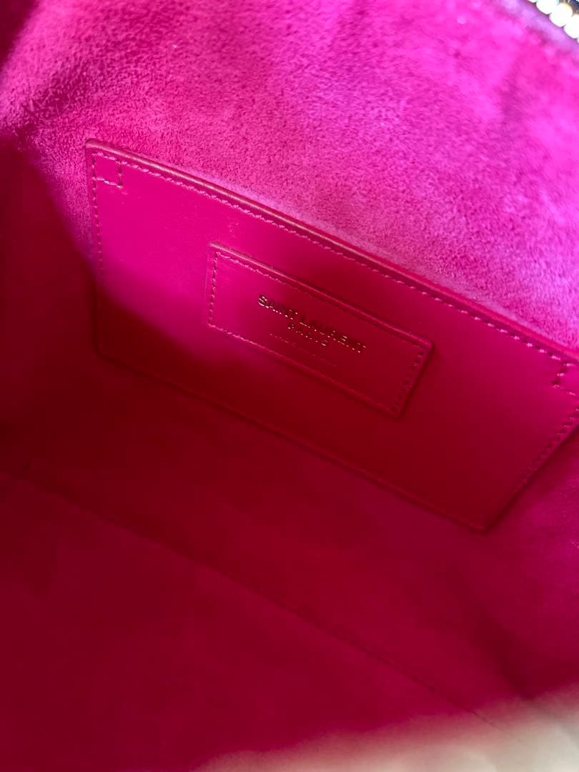 美品　サンローランパリ ベイビーダッフルレザー2Wayショルダーバッグ