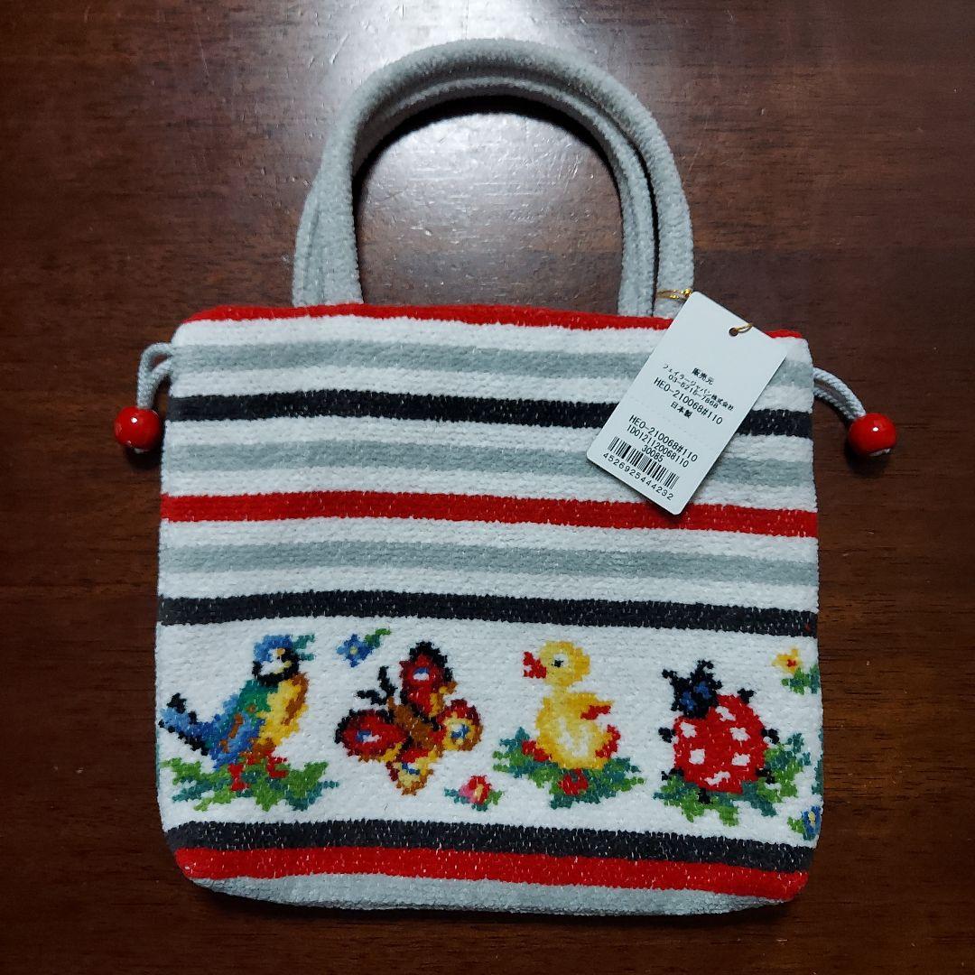 FEILER ×JALコラボ ハイジ巾着バッグ