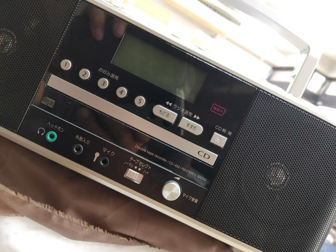 東芝CDラジカセ☆カセットデッキ☆USED品☆