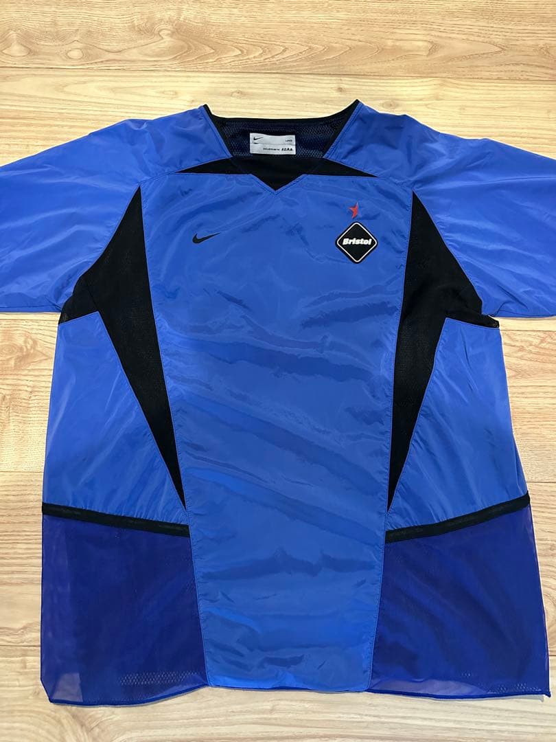 日本製 NIKE×FCRB ブリストル Wレイヤー ゲームシャツ