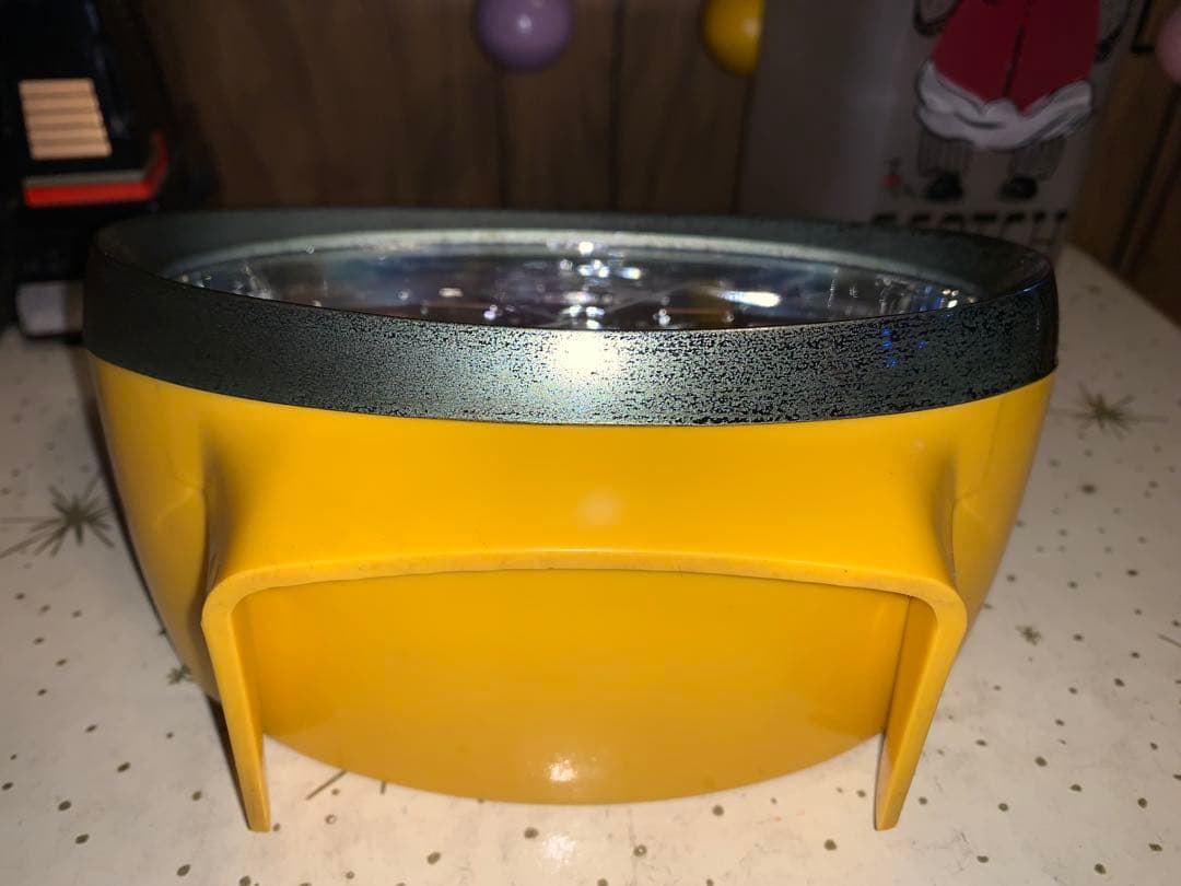 昭和レトロ　動作品　シチズン CITIZEN ゼンマイ式　置時計　スペースエイジ