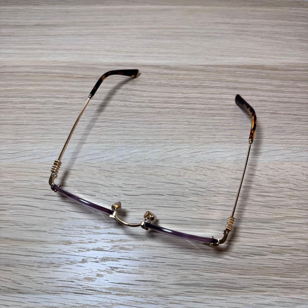 miumiu リムレスメガネ サングラス クリアメガネ