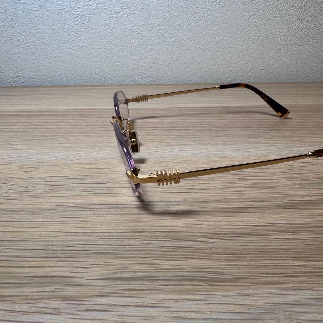 miumiu リムレスメガネ サングラス クリアメガネ