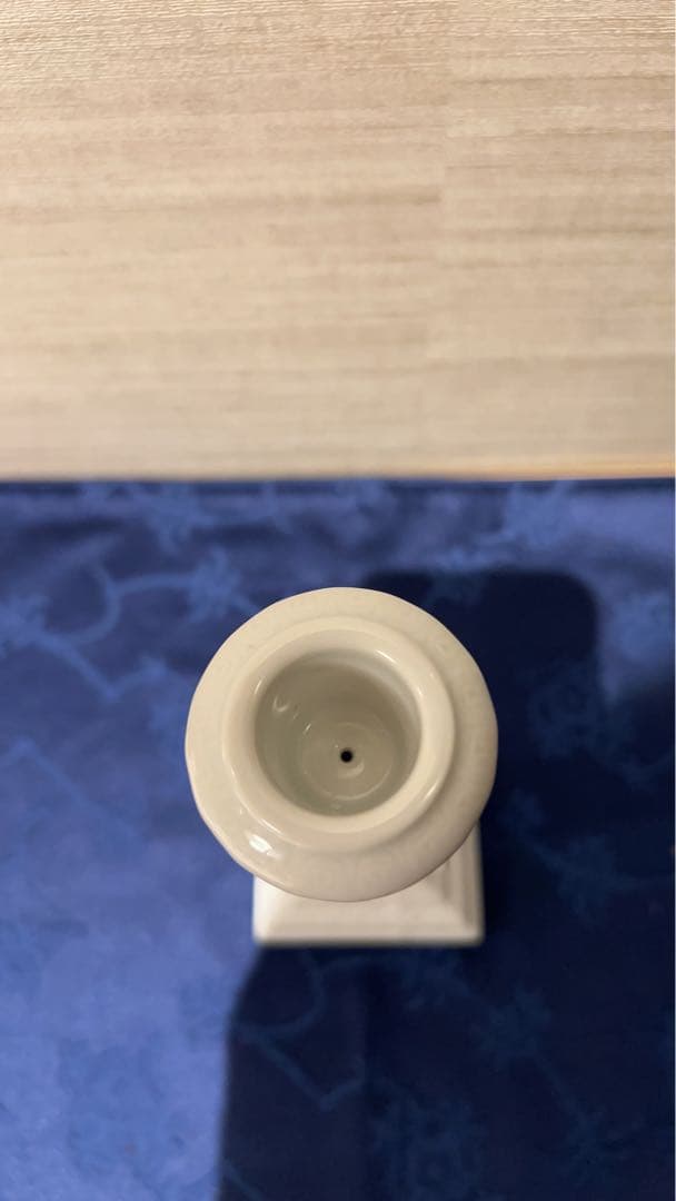 貴重◼️ロイヤルコペンハーゲン ホワイトフルーテッド キャンドルスタンド 燭台