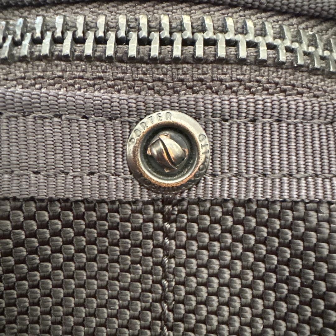 最終値下げ！PORTER HEATポーター　ブラック703-06975 黒　美品