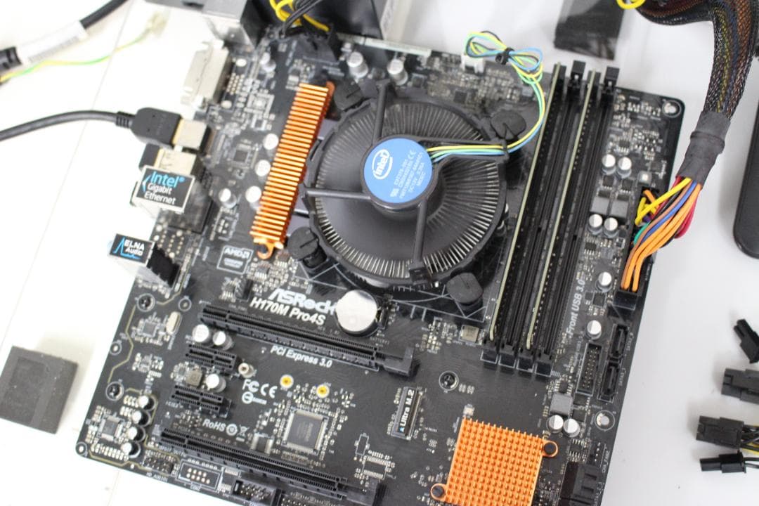 【BIOS確認済】ASRock H170M-Pro4S&Core i7-6700