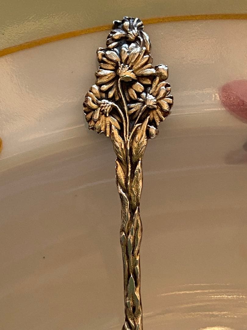 【米国】純銀 スターリングシルバー／スプーン ３本