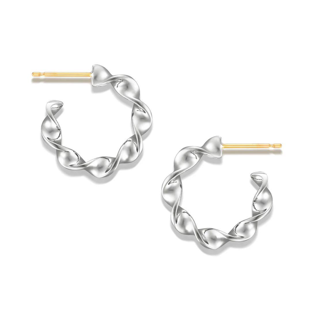 未使用 ワコマリア×キャリアリング パラダイス12 シルバー K18 ピアス