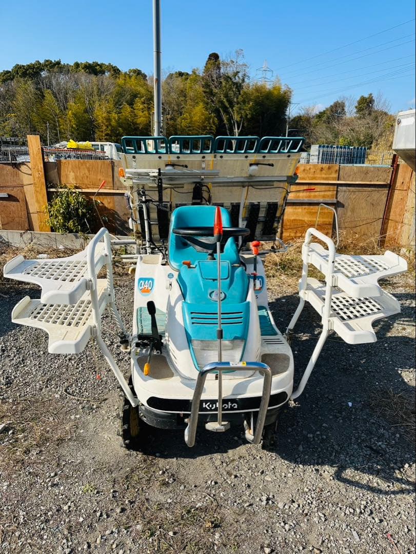 クボタ 田植機 ホワイト/ブルー