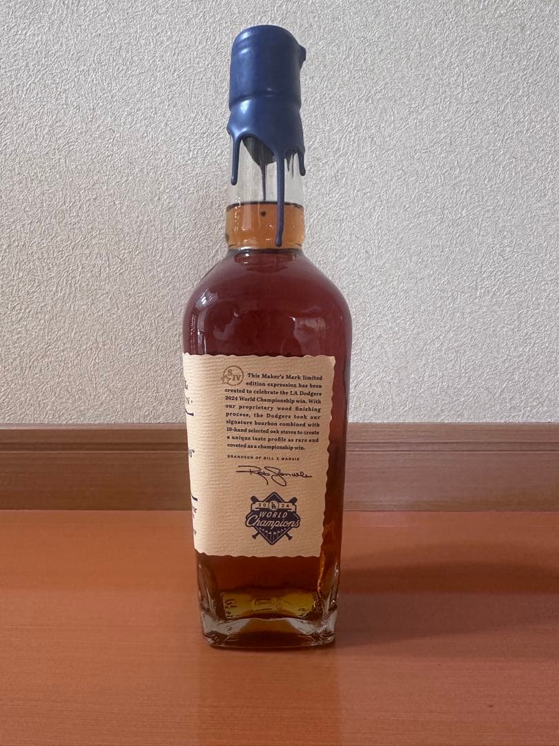 ドジャース優勝記念❣️2024❣️限定ボトル 1本。日本未発売限定275本
