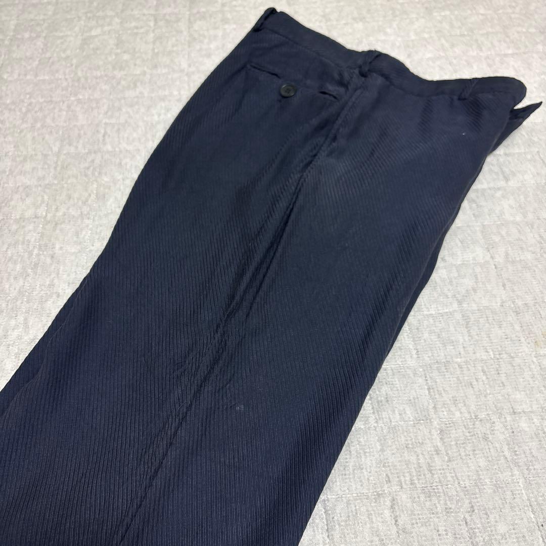 GIORGIO ARMANI スーツ　ネイビー　レーヨン　シルク　イタリア製