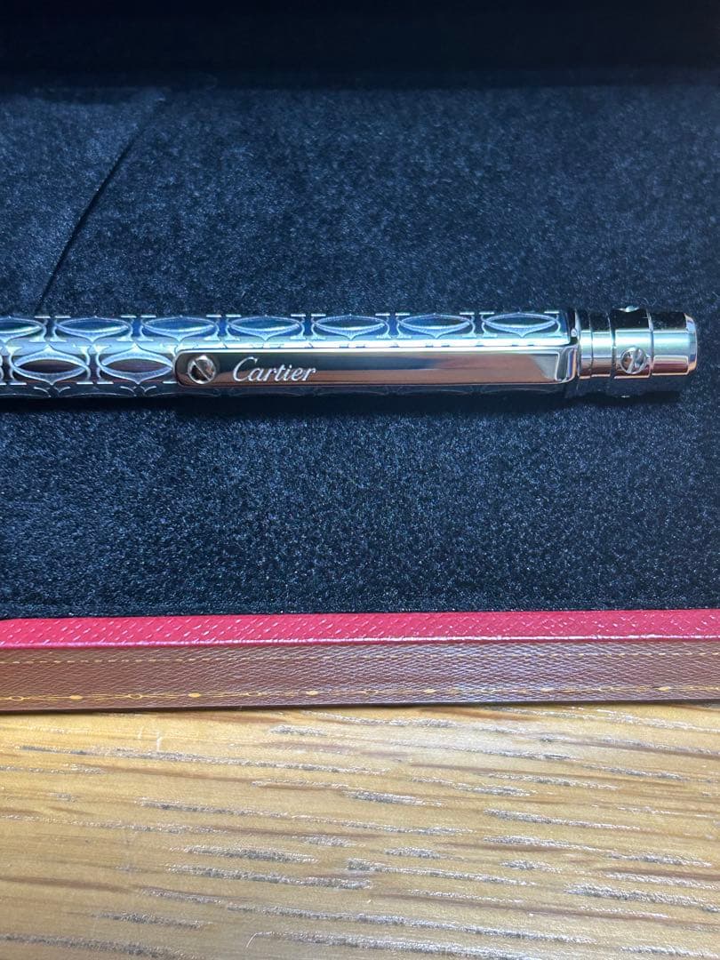 Cartier シルバーボールペン　ドゥカルティエ ツイスト式