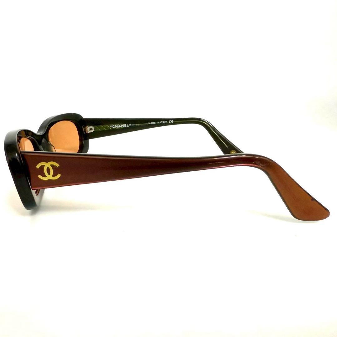 シャネル ココマーク レクタングル サングラス 5011 ブラウン