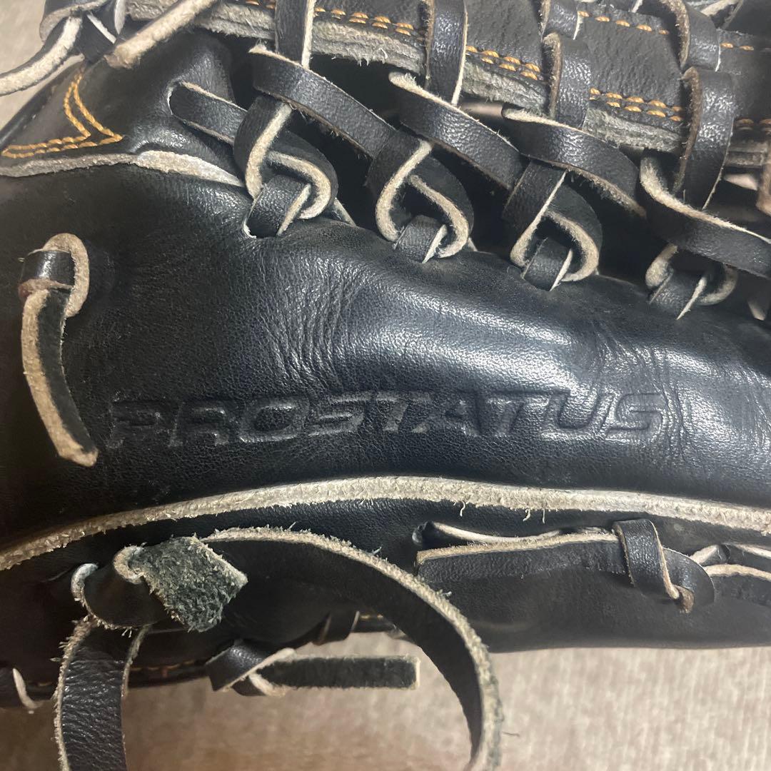 ZETT PROSTATUS 硬式グローブ 黒