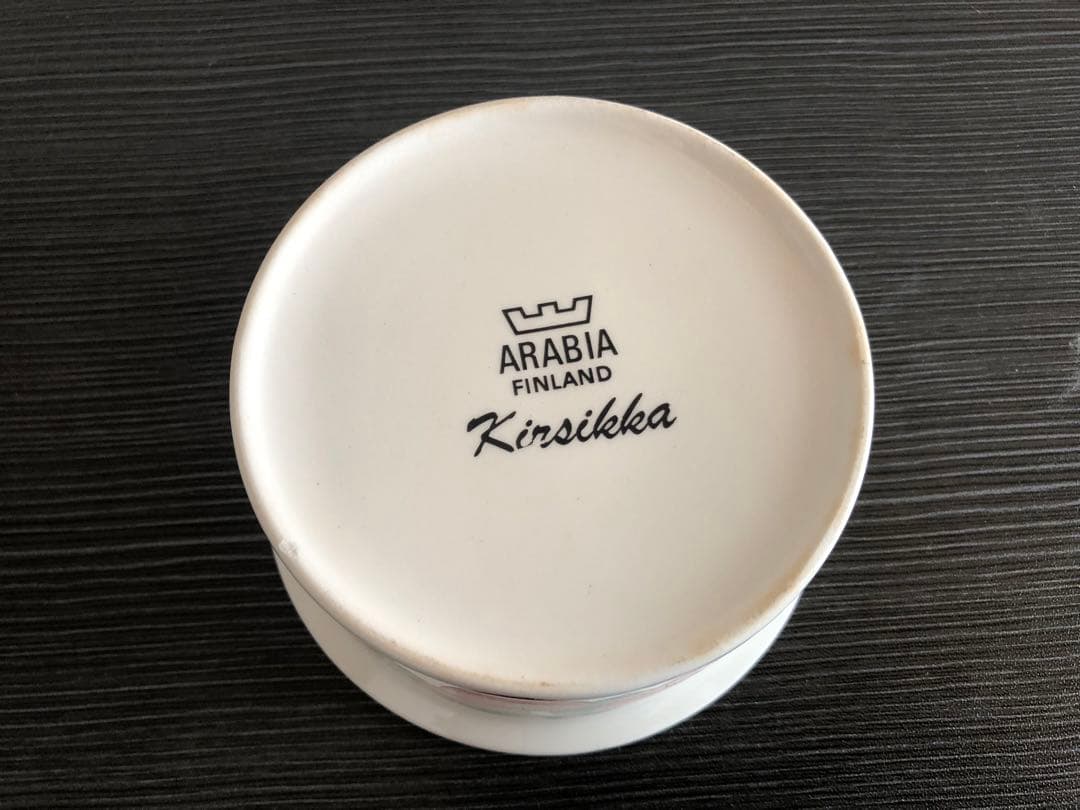 アラビア　キルシッカ　シュガーボウル　arabia kirsikka