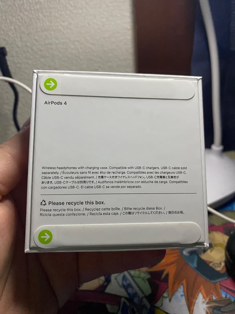 AirPods 4 ワイヤレスヘッドホン 2個セット