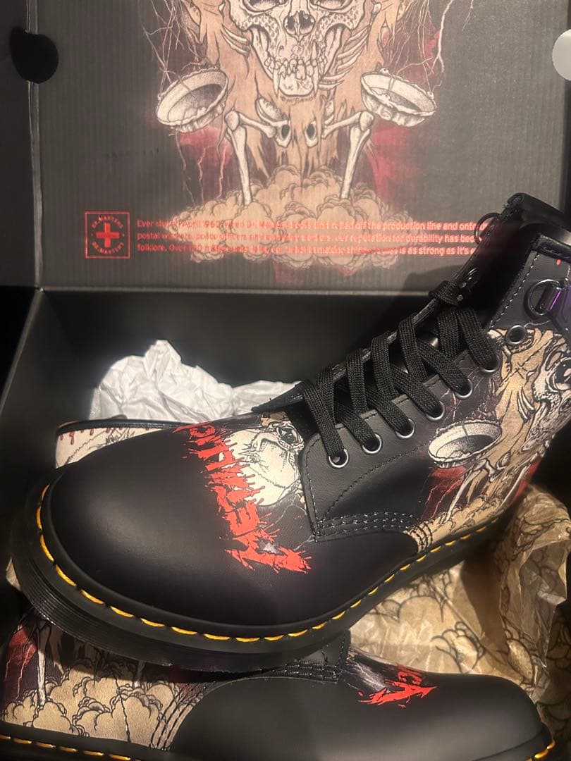 Dr.Martens×メタリカ 8ホールブーツ 1460 ドクターマーチン